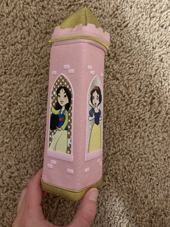 Disney Princess pencil holder Mulan, Snow White, Belle & Cinderella - Picture 1 of 3